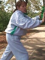 He pounds her granny pussy after bringing her home and the old babe loves his enthusiasm