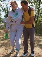 His cock slides into her from behind and the ancient babe moans and looks fucking awesome