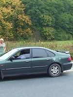 He picks her up at the bus stop and brings her back to his place to fuck her granny pussy