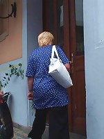 She is old and fat but she can still bounce when it comes time to get fucked by young cock