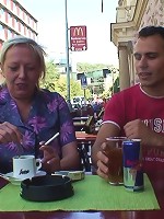 She's a mature cock hound and she's filled up by his dick much to her delight