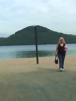 After a blowjob the mature bends over and he fills her old pussy from behind deeply