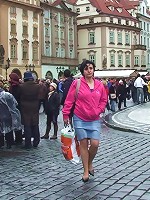 The mature tourist goes home with a young man and ends up riding his dick stick