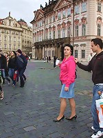 He lusts after this old babe and wants to give her a night of passion to remember