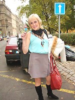 The beautiful granny with the dripping wet old pussy is fucked by his throbbing cock