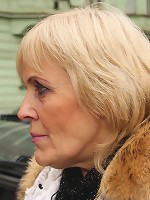 This literal granny whore gets picked up on the streets and fucked by a younger man