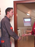 Slutty grandma fucked in her lusty pussy and every inch of cock turns her on