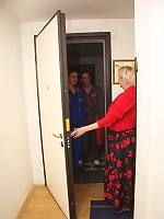 Granny is definitely a meat eater and she has two hot dicks fucking her body in the picture set