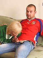 The sensual and super hot grandma has good sex with the tempting younger and horny men