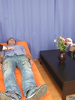 The young sex therapist and the couple have a mature threesome with great penetration