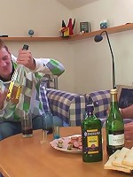 A little drinking starts things off and then the seductive granny wants her old sex