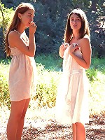 Two Girls In The Forest