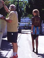 A hot girl who loves her rock and roll gets naked on stage.