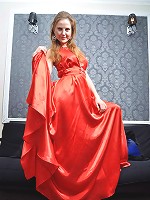 You can tell from the dress I'm getting all warm now. Soon I'll be really sizzling.