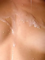 Sweet blonde teen takes a bath
