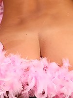 Playful teen gets naked for you