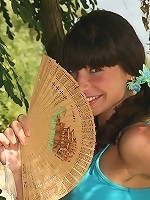 Naughty brunette teen just loves getting naked for you