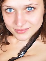 Sexy teen is playing with her pussy