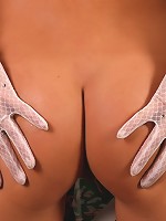 Naughty teen housewife does her chores naked