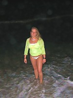 housewife banging outdoor