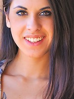 Lilly flashes tits and ass outside