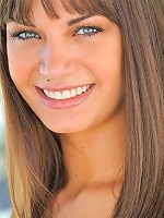 Cory pulls her labia