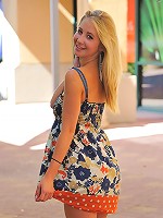 Casy lace panties and upskirt