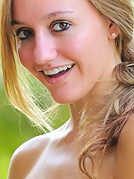 Summer doing yoga naked outside