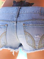 Heyden petite blonde swims naked