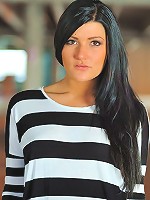 Marletta in the parking garage getting naked