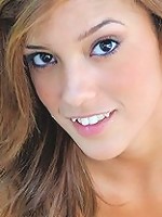 Melanie takes off her panties and stuffs them in her pussy