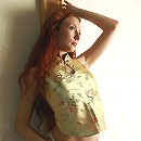 Hot teen Kesy takes off her lace panties