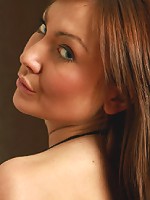 Seductive petite erotic model takes off her panties and bra