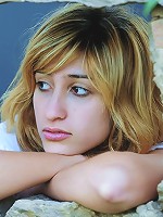 Private session with a luscious, petute blonde.