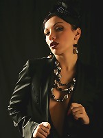 Highly erotic model with provocative poses.