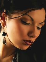 Highly erotic model with provocative poses.