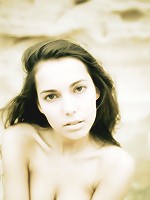 Stunning maiden in elegant poses and dreamy sepia shots.