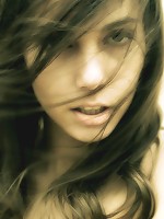 Stunning maiden in elegant poses and dreamy sepia shots.