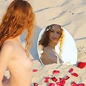 Fun and playful redhead with long and slender body.