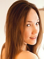 Nubiles.net Aria Amor - Adorable babe Aria Amor tortures her tight pussy with a dildo