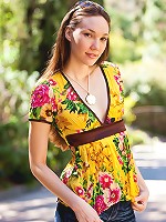 Nubiles.net Aria Amor - Flirtatious babe Aria Amor shows off her petite body outdoors