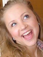 Amazing cutie bangs her holes with dildos