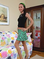 Sweet teen babe loves getting her holes fucked