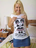 Dirty blonde teen enjoys rough anal sex