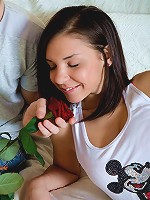 Nasty brunette fucked hard