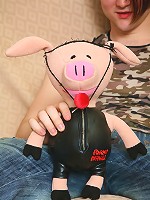 Gorgeous teen girl loves cock in mouth and pussy