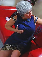 Pissed off milf dildo fucks a slutty teen