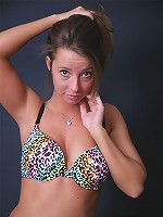 Looking all kinds of sexy in her leather jacket