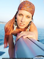 Katrina plays with her undies