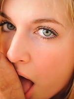 Danielle sucks on a cock